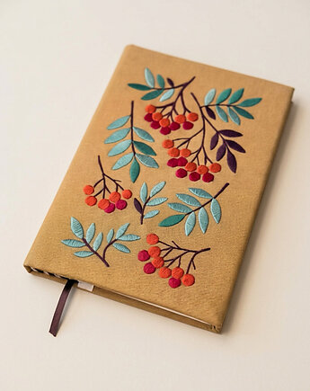Haftowany notes - jarzębina, PanFelicjan