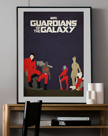 Plakat Strażnicy galaktyki - fine art Marvel, minimalmill