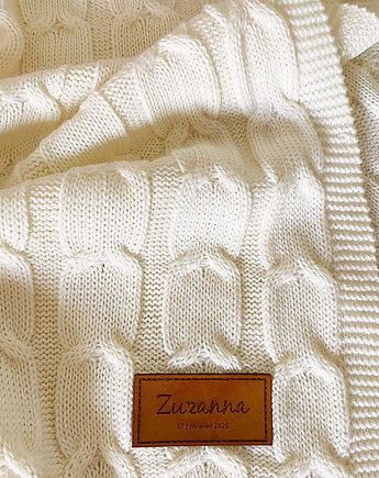 Kocyk personalizowany ROYAL ecru, BARBARAS