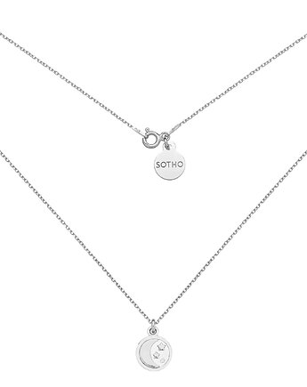 Srebrny naszyjnik z księżycem i gwiazdkami, SOTHO