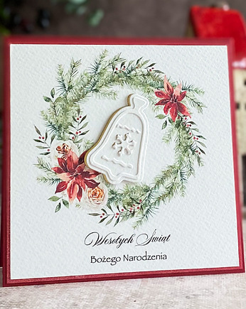 Personalizowana kartka na Boże Narodzenie, BN 8B, Anna Art and Crafts