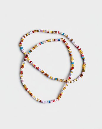 Delikatny zestaw kolorowych bransoletek, All My Jewelry