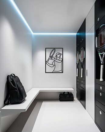 Metalowy obraz Tenisistka, Vavum Furniture