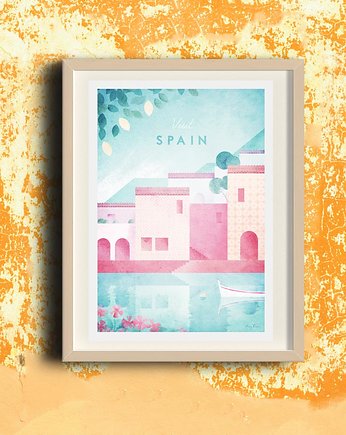 Hiszpania - vintage plakat 50x70 cm, minimalmill