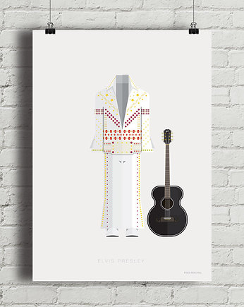 Plakat Elvis Presley, minimalmill