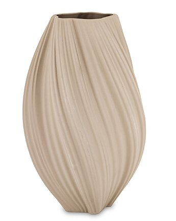 Wazon porcelanowy 34x18x18 cm MARIKO beżowy, MIA home