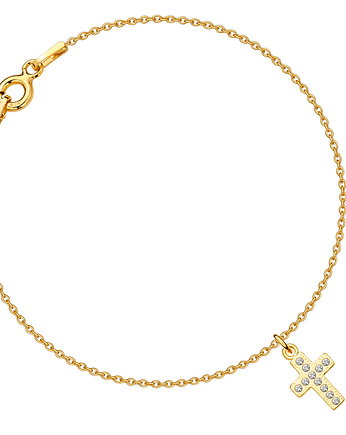 Bransoletka z krzyżykiem krzyż Swarovski, MYNESS