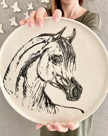Talerz z serii ANIMALS, NG Autorska bizuteria ceramiczna