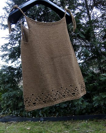 Marrone/ bluzka, agat handmade