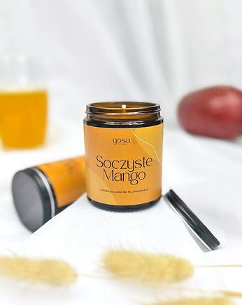 Świeca Sojowa Soczyste Mango 180 ml, Yosa Candle