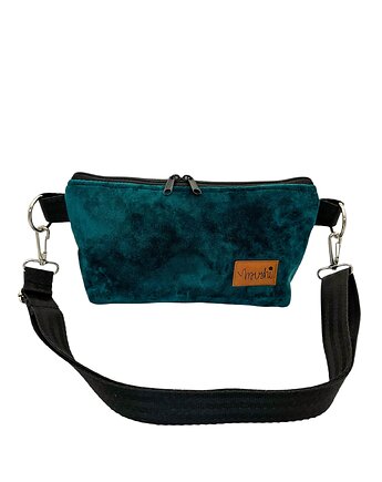 Torebka "Głęboka zieleń" welur, MUSHI