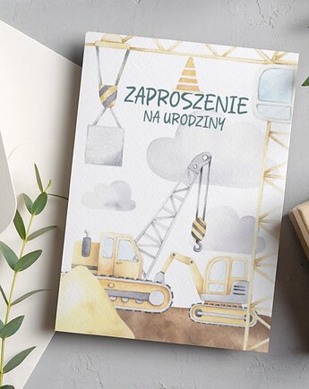 Zaproszenie na urodziny chłopca kartka HK10, TamTamTu
