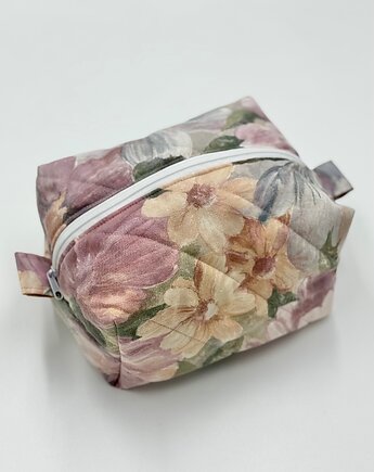 Kosmetyczka kostka Vintage Duża, wu handmade