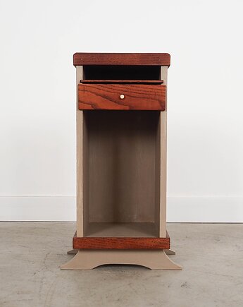 Szafka dębowa, duński design, lata 60, produkcja: Dania, Przetwory design