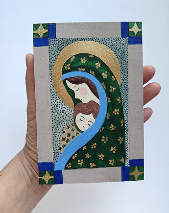 Matka Boska z Dzieciątkiem , obraz Madonna z Jezusem na ręku, PRINTLOVE