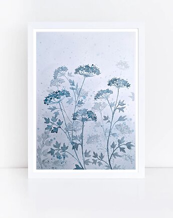 Oryginalna akwarela.Łąka A4, Malgorzata Domanska