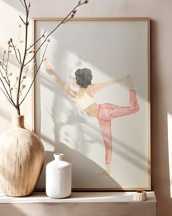 Plakat joga Asany Yoga A3 Medytacja Plakat z motywem jogi Plakat boho, Kalibri Arts