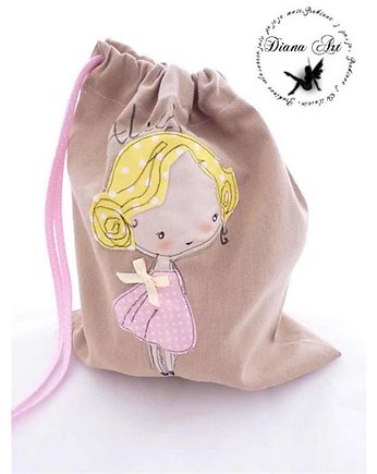 Personalizowany worek dziewczynka, Diana Art