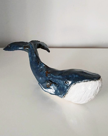 Duży wieloryb ceramiczny  I, LaKama