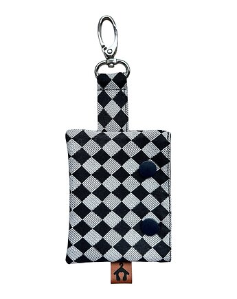 Etui, dozownik na woreczki na psie odchody, kupoworki Czarno-biały, Psia szafa