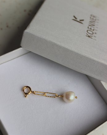 Łącznik  z perłą naturalną do bazy, Ker Jewellery