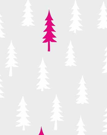 Tapeta dla dzieci las- Pink Forest, Humpty Dumpty Room Decoration