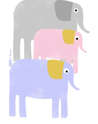 Słonie , family, OKAZJE - Prezent na Baby shower