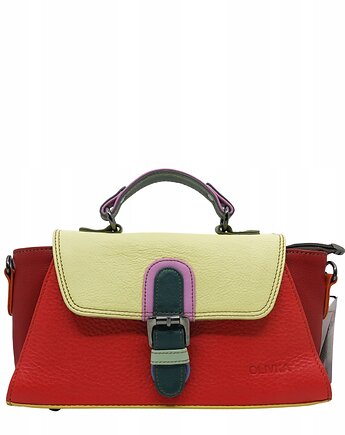 Torebka damska skórzana retro do ręki regulowany pasek elegancka eko OLIVKA, Olivka Warsaw