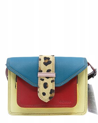 Torebka skórzana dwustronny odwracalny pasek damska listonoszka eko OLIVKA, Olivka Warsaw