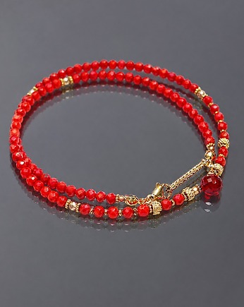 Koral red vol. 10 /06.10.25/ choker - Szlachetna kolekcja, KiKa pracownia