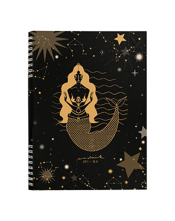 NOTES ZODIAKI WODNIK B5  160 stron  SZARE KRATKI, Coverlover