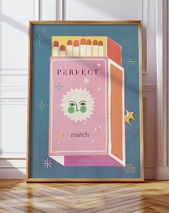 Plakat Perfect match, MUKI design