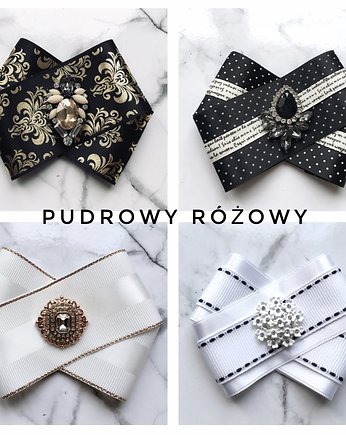 Biżuteryjna spinka do włosów New, Pudrowy Różowy