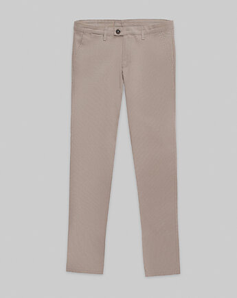 Spodnie albiano beżowe slim fit, BORGIO