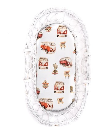 Prześcieradło do kosza Mojżesza"Volkswageny", KOCYKOMANIA