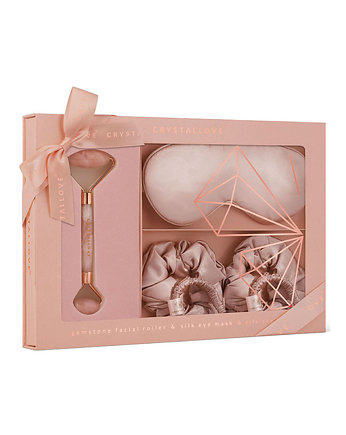 CRYSTALLOVE Rose quartz home SPA set, CRYSTALLOVE