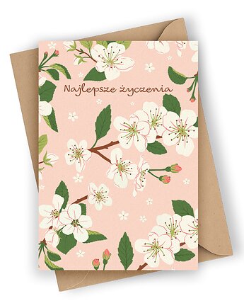Kartka okolicznościowa- Najlepsze życzenia, Czarna Owca Karteczki