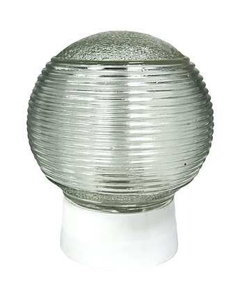 Kinkiet ścienny klosz Huta Szkła Białystok 1974 nowa instalacja PRL / retro, Good Old Things