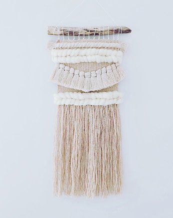Makatka Makrama Beż, wool and stick