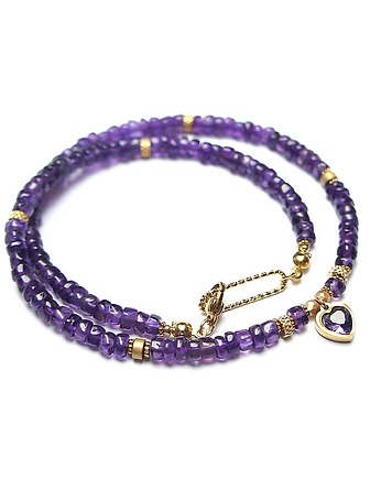 Ametysty vol. 12 choker /13.01.25/  - Szlachetna kolekcja, KiKa pracownia