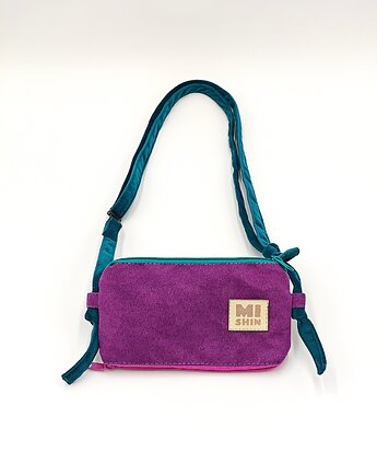 Fioletowa saszetka na telefon, MISHIN Bags&More