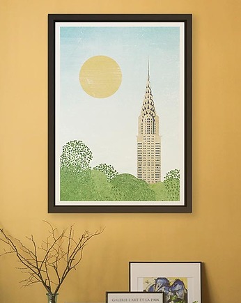 Plakat Nowy Jork - Chrysler Building, minimalmill