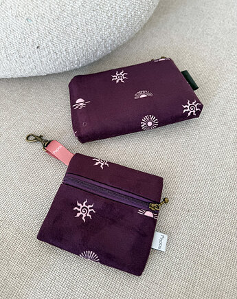 Welurowe etui na słuchawki sunset, sacky bag