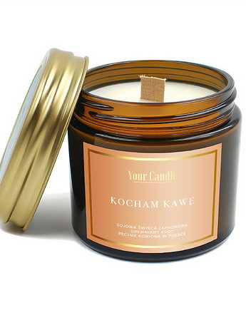 Świeca zapachowa sojowa Kocham Kawę 120ml- Your Candle, Your Candle