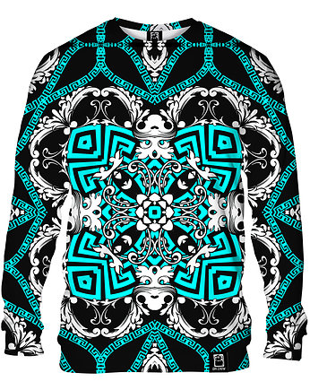 Bluza Bez Kaptura Męska DR.CROW Mint Baroque, DrCrow