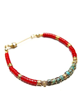 Koral vol. 7 /bransoletka/ 04.03.25w - Szlachetna kolekcja, KiKa pracownia