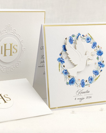 Kartka na komunię z pudełkiem, 38B