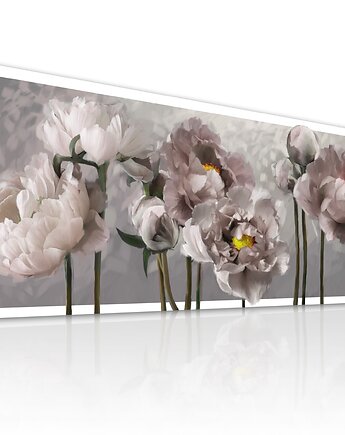 Obraz na płótnie - RÓZOWE PIWONIE 147x60cm, NOWdeco