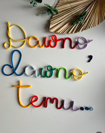 Dawno, dawno temu ... napis na ścianę do kącika do czytania, renartgifts