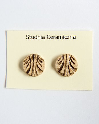 Kolczyki ceramiczne  10mm, studnia ceramiczna
